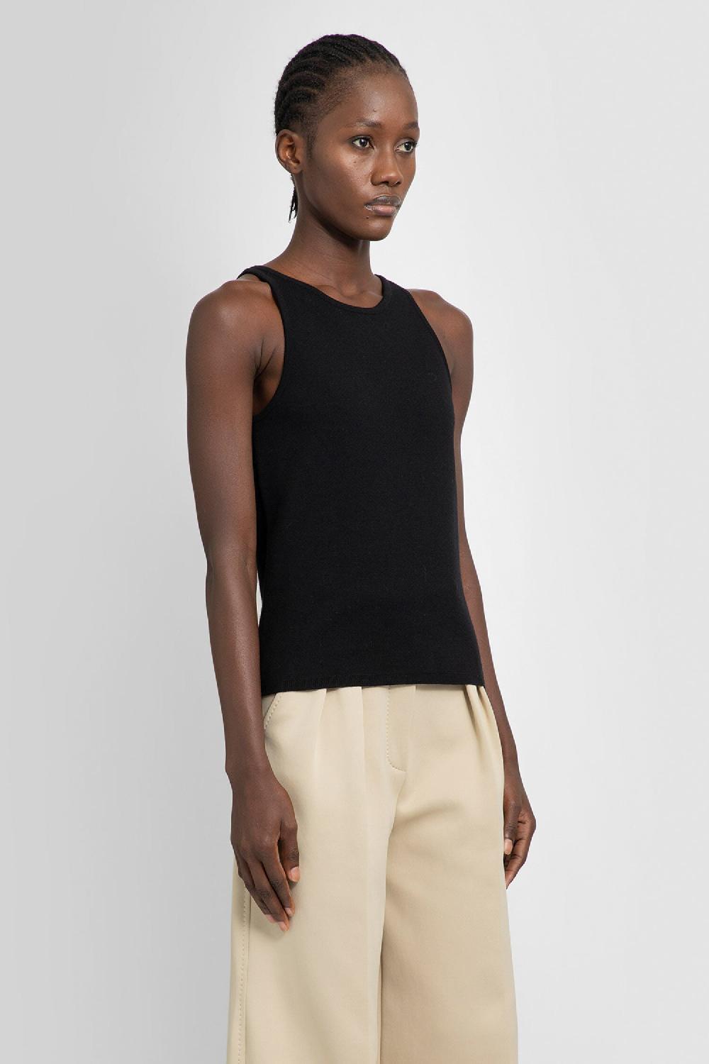 Antonioli MAX MARA WOMAN BLACK T-SHIRTS & TANK TOPS