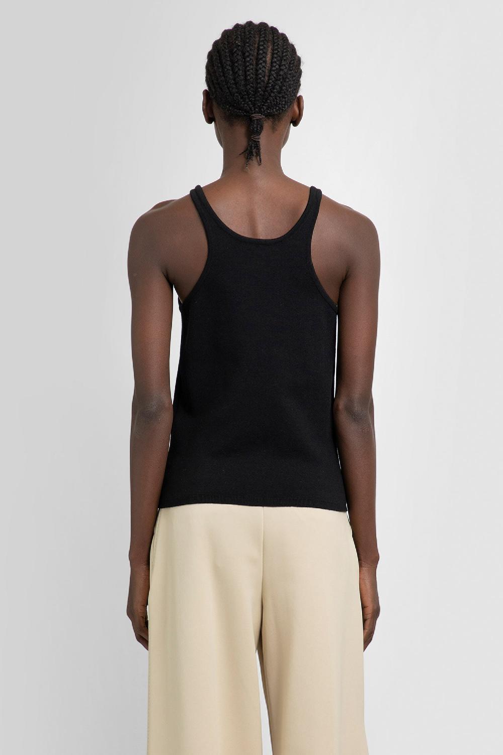 Antonioli MAX MARA WOMAN BLACK T-SHIRTS & TANK TOPS