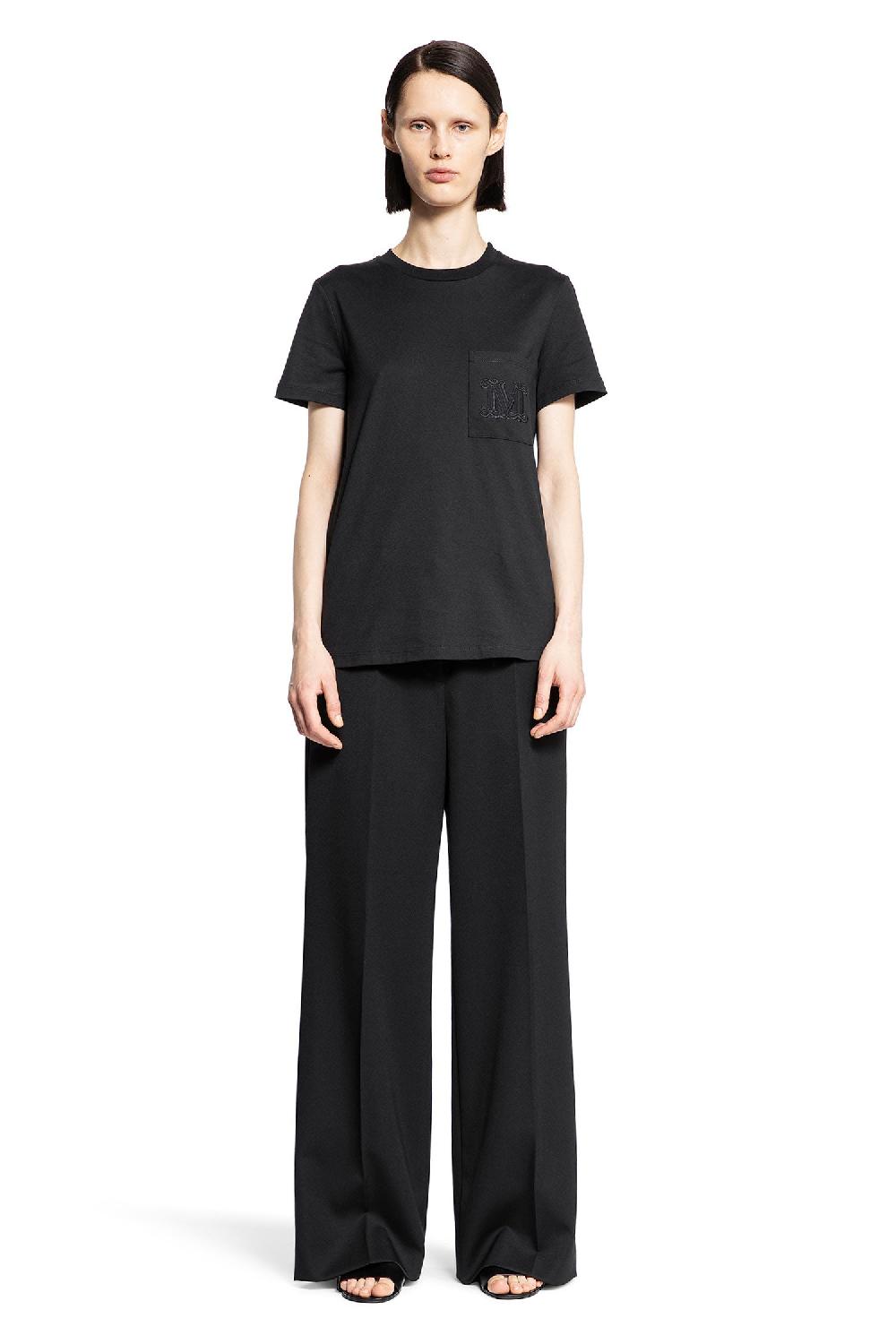 Antonioli MAX MARA WOMAN BLACK T-SHIRTS & TANK TOPS