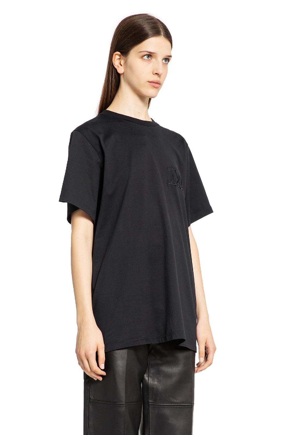 Antonioli MAX MARA WOMAN BLACK T-SHIRTS & TANK TOPS