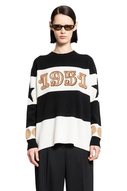 Antonioli MAX MARA WOMAN BLACK&WHITE KNITWEAR