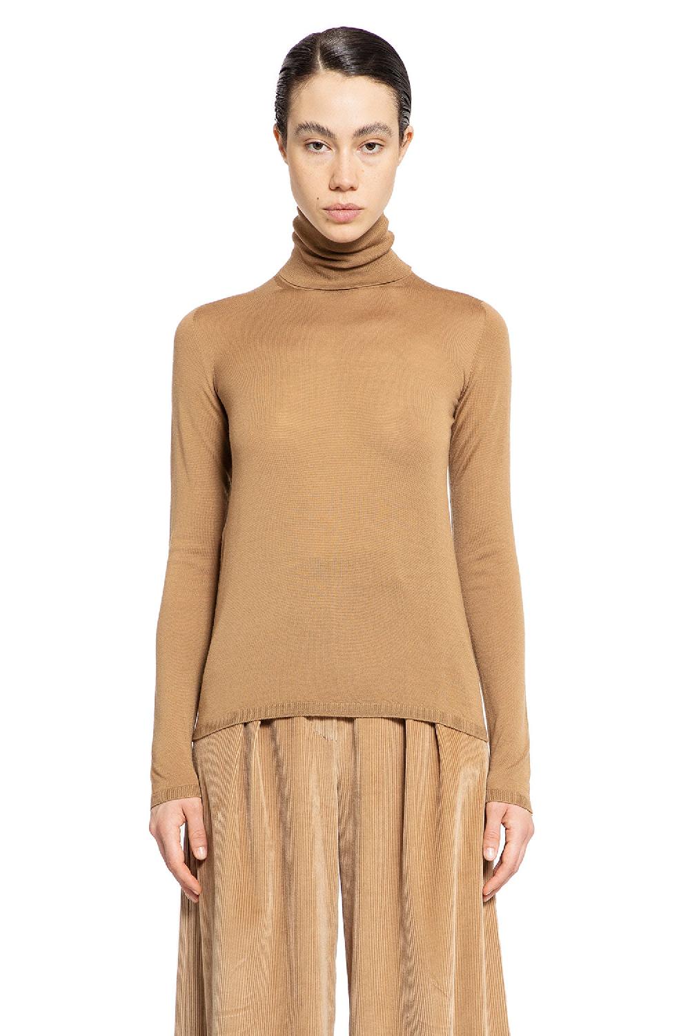 Antonioli MAX MARA WOMAN BROWN KNITWEAR