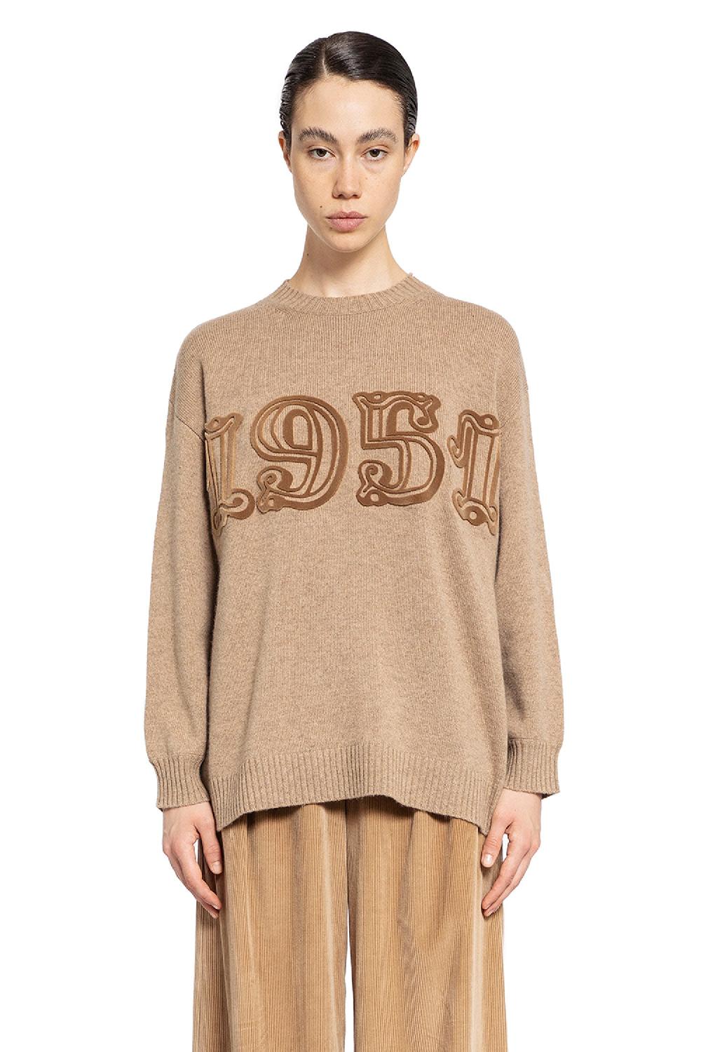 Antonioli MAX MARA WOMAN BROWN KNITWEAR