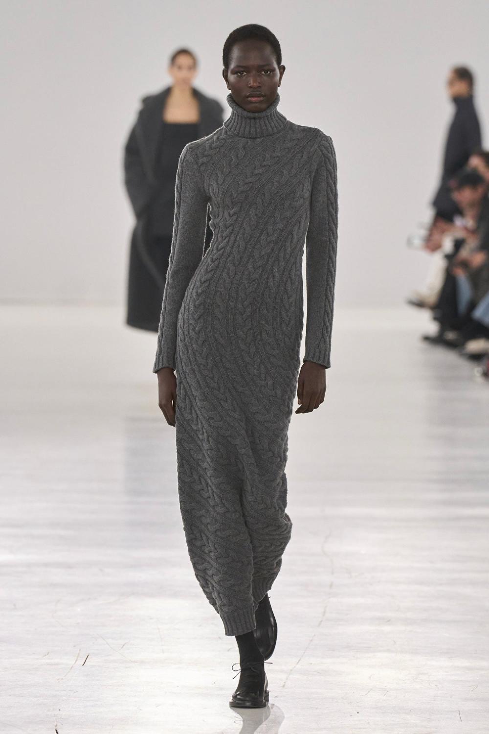 Antonioli MAX MARA WOMAN GREY DRESSES