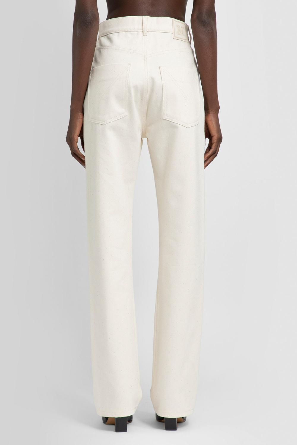 Antonioli MAX MARA WOMAN OFF-WHITE TROUSERS