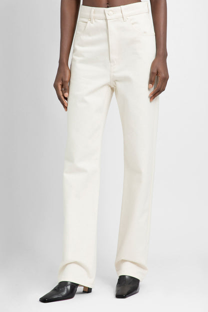 Antonioli MAX MARA WOMAN OFF-WHITE TROUSERS