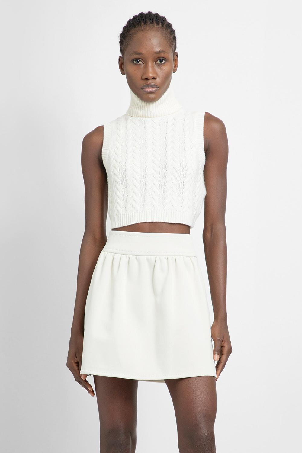 Antonioli MAX MARA WOMAN OFF-WHITE VESTS