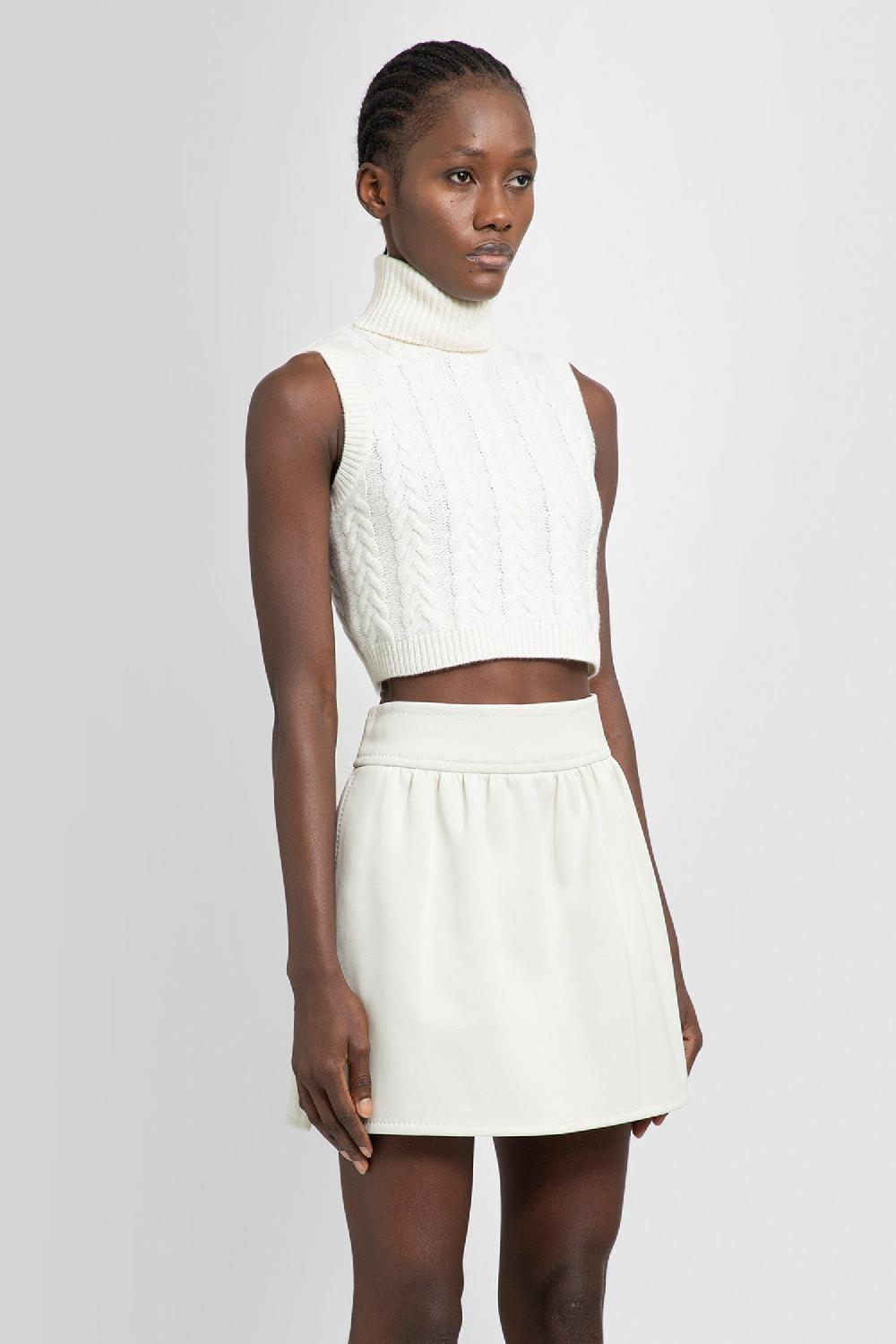 Antonioli MAX MARA WOMAN OFF-WHITE VESTS