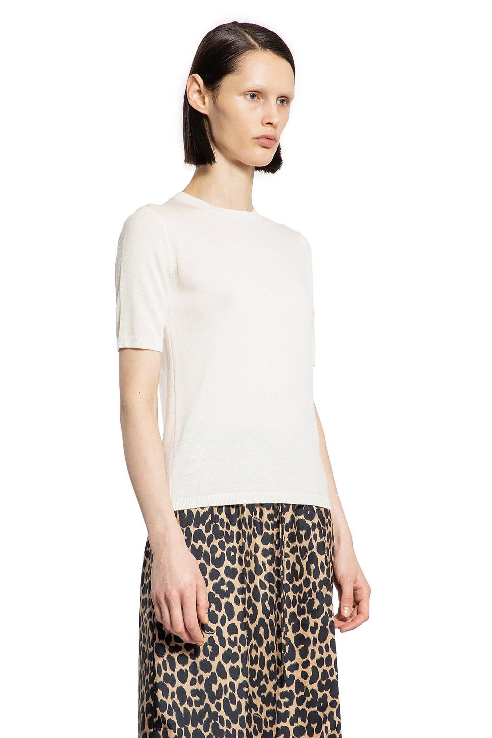 Antonioli MAX MARA WOMAN WHITE T-SHIRTS & TANK TOPS