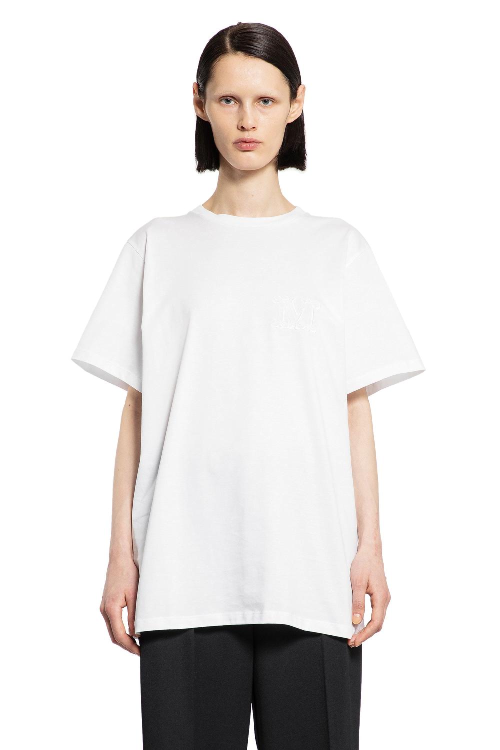 Antonioli MAX MARA WOMAN WHITE T-SHIRTS & TANK TOPS