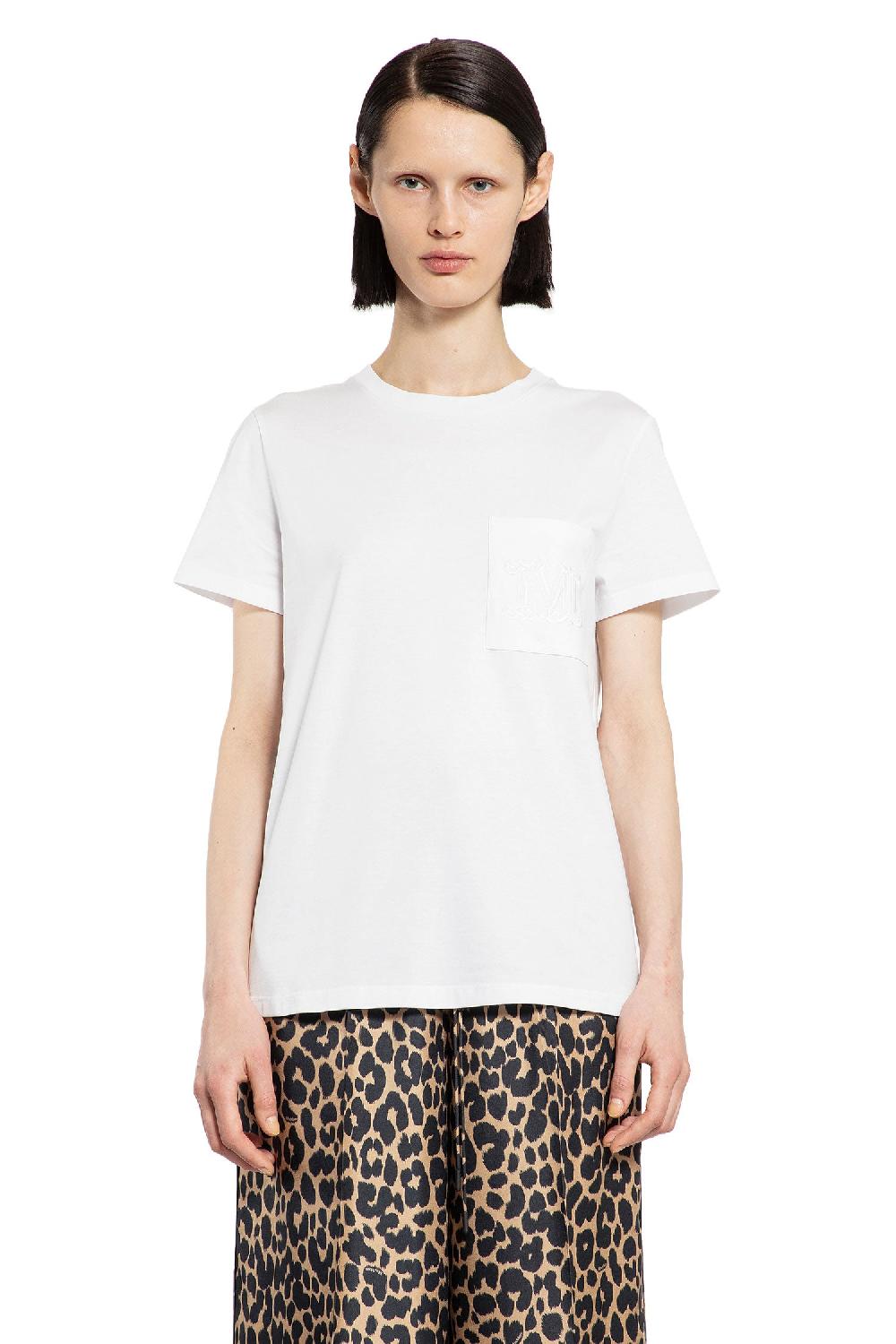 Antonioli MAX MARA WOMAN WHITE T-SHIRTS & TANK TOPS