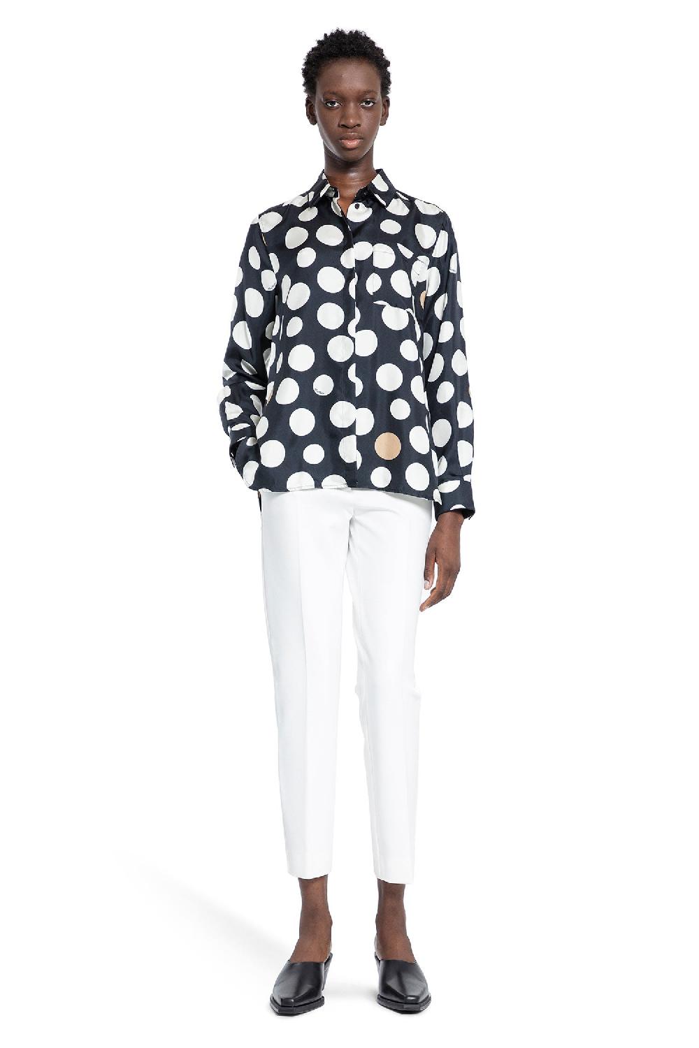 Antonioli MAX MARA WOMAN WHITE TROUSERS
