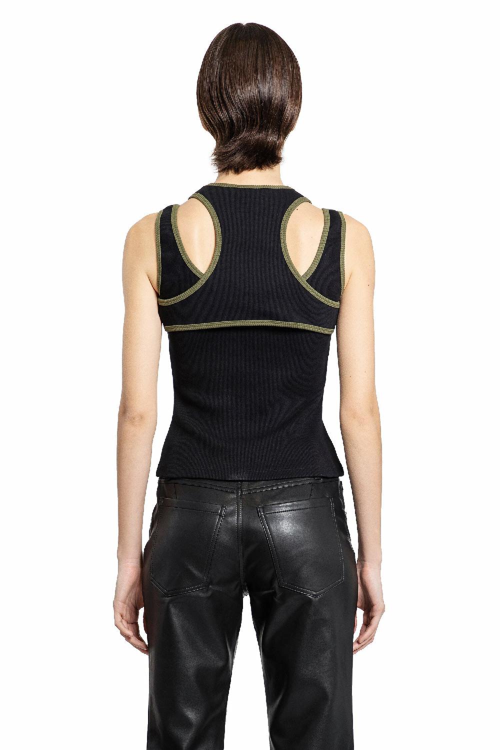 Antonioli MISBHV WOMAN BLACK T-SHIRTS & TANK TOPS