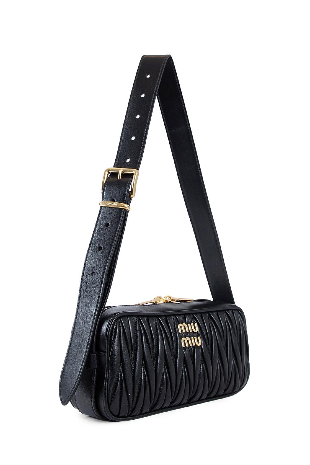 Antonioli MIU MIU WOMAN BLACK CROSSBODY BAGS