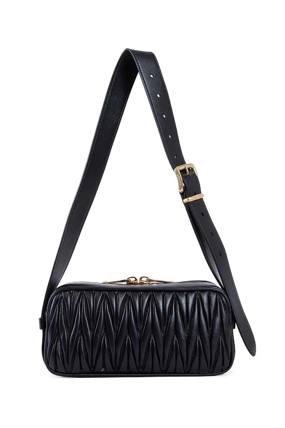 Antonioli MIU MIU WOMAN BLACK CROSSBODY BAGS