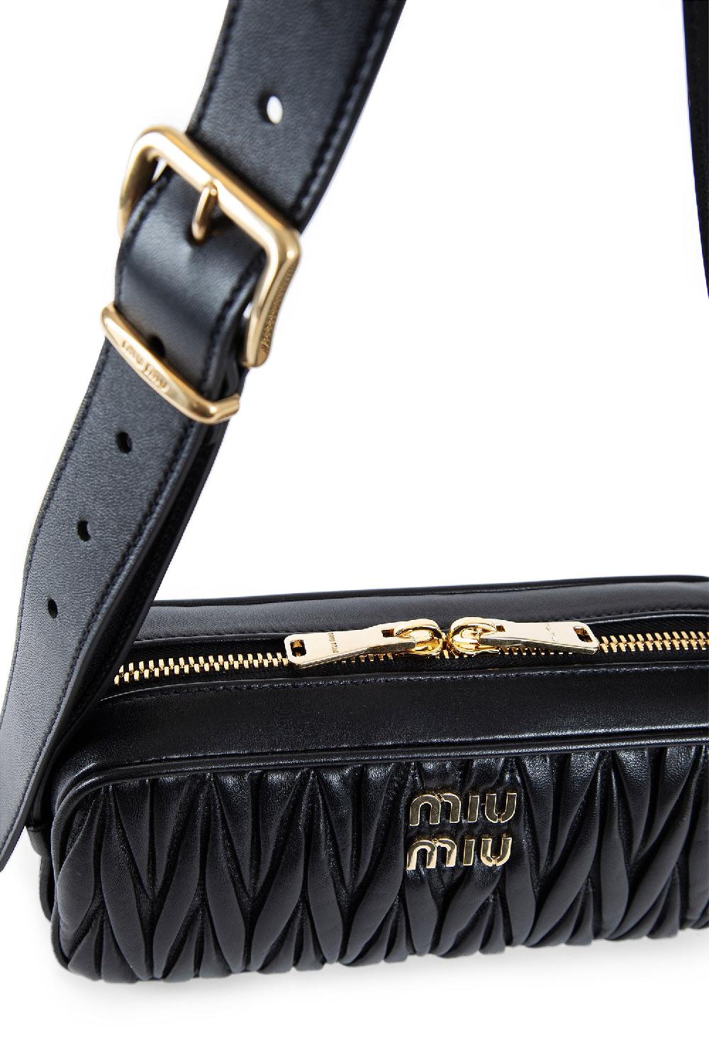 Antonioli MIU MIU WOMAN BLACK CROSSBODY BAGS