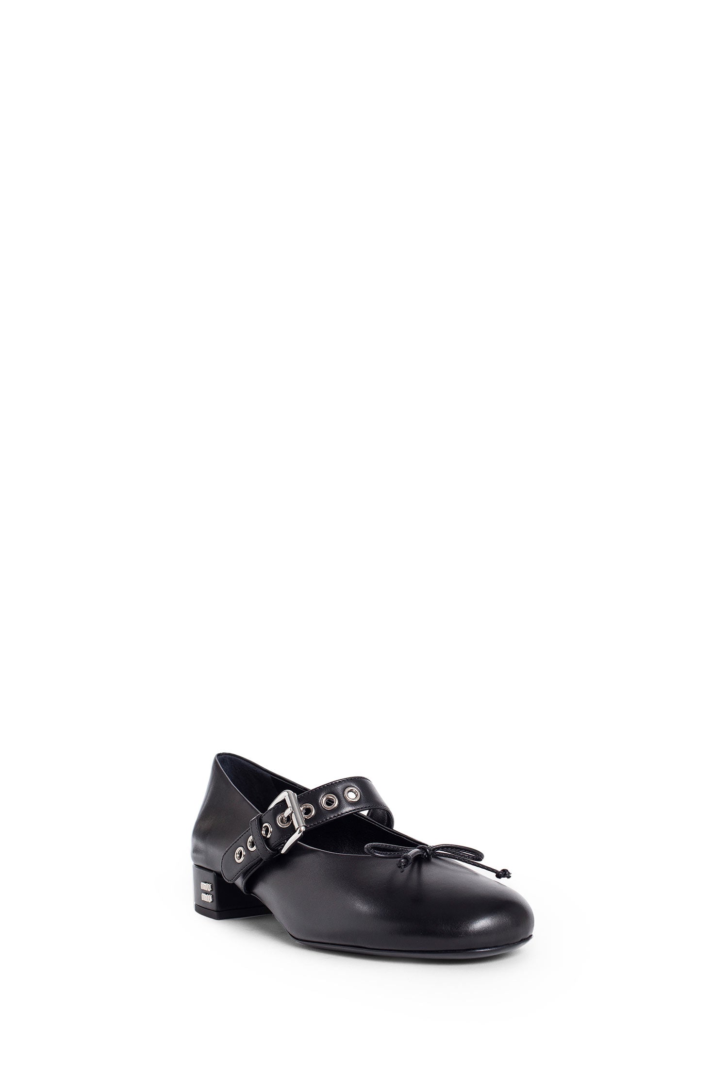 Antonioli MIU MIU WOMAN BLACK FLATS