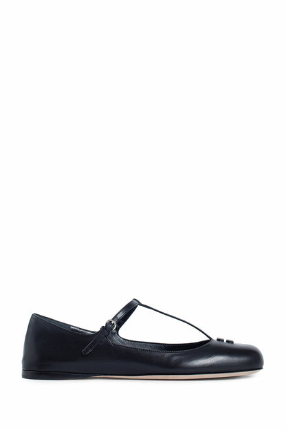 Antonioli MIU MIU WOMAN BLACK FLATS