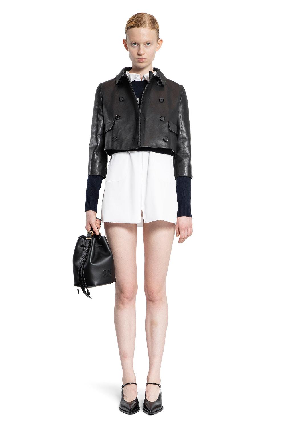 Antonioli MIU MIU WOMAN BLACK JACKETS