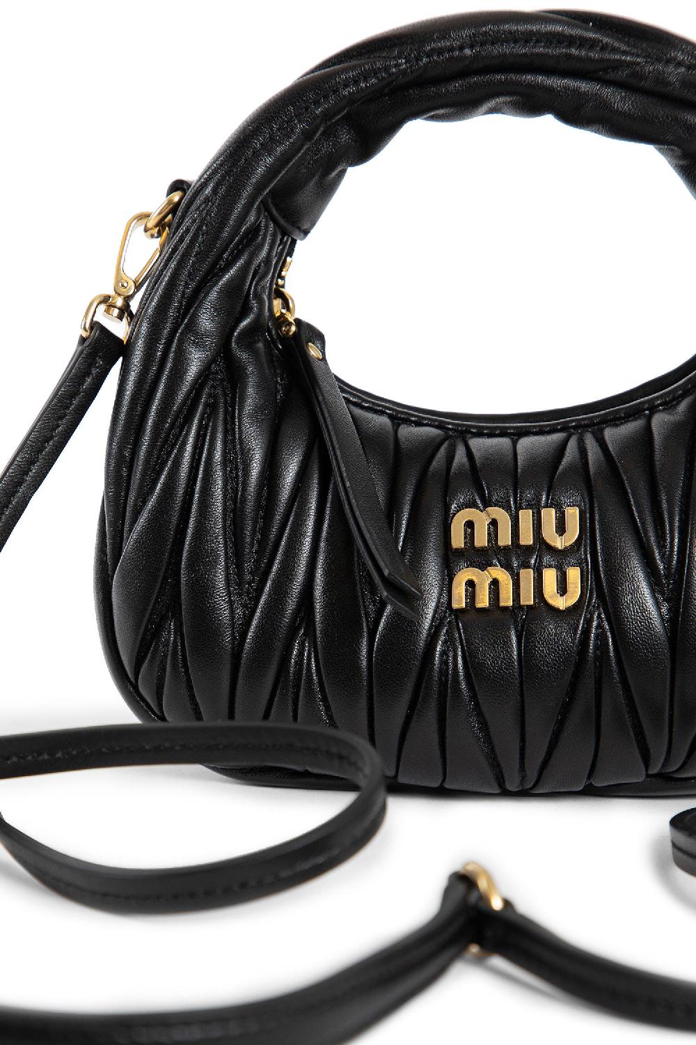 Antonioli MIU MIU WOMAN BLACK MINI BAGS