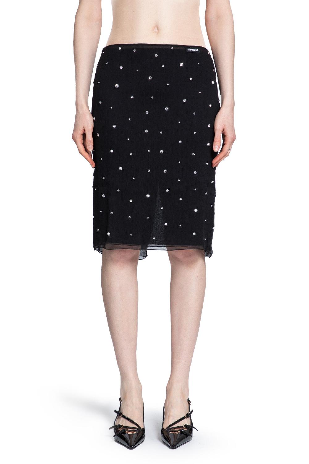 Antonioli MIU MIU WOMAN BLACK SKIRTS