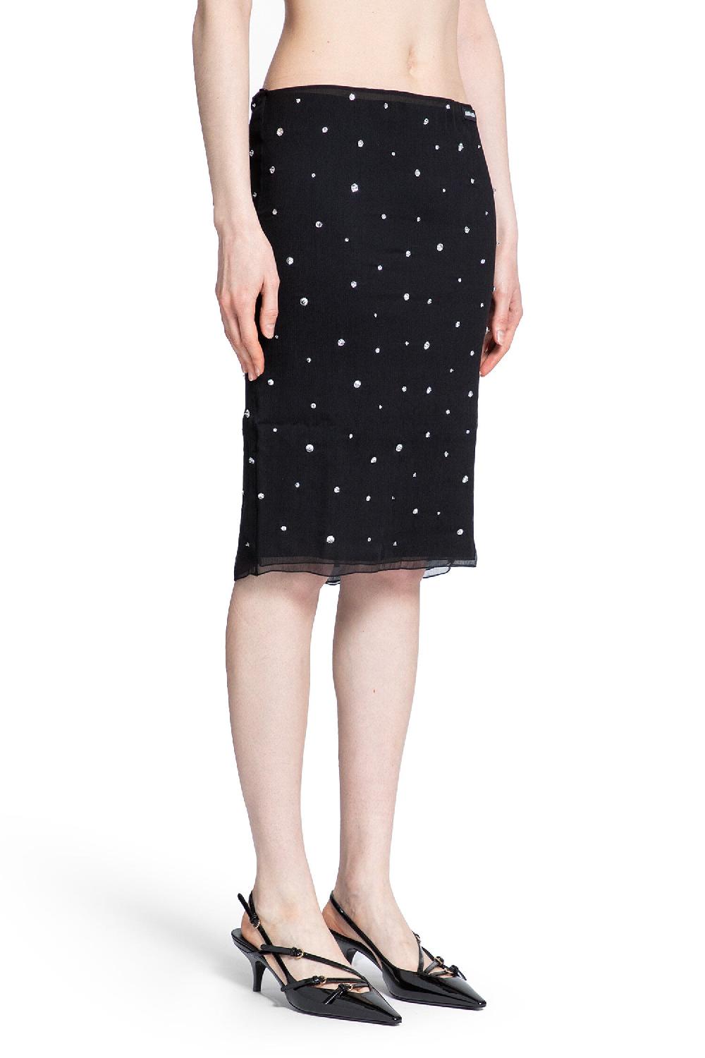 Antonioli MIU MIU WOMAN BLACK SKIRTS