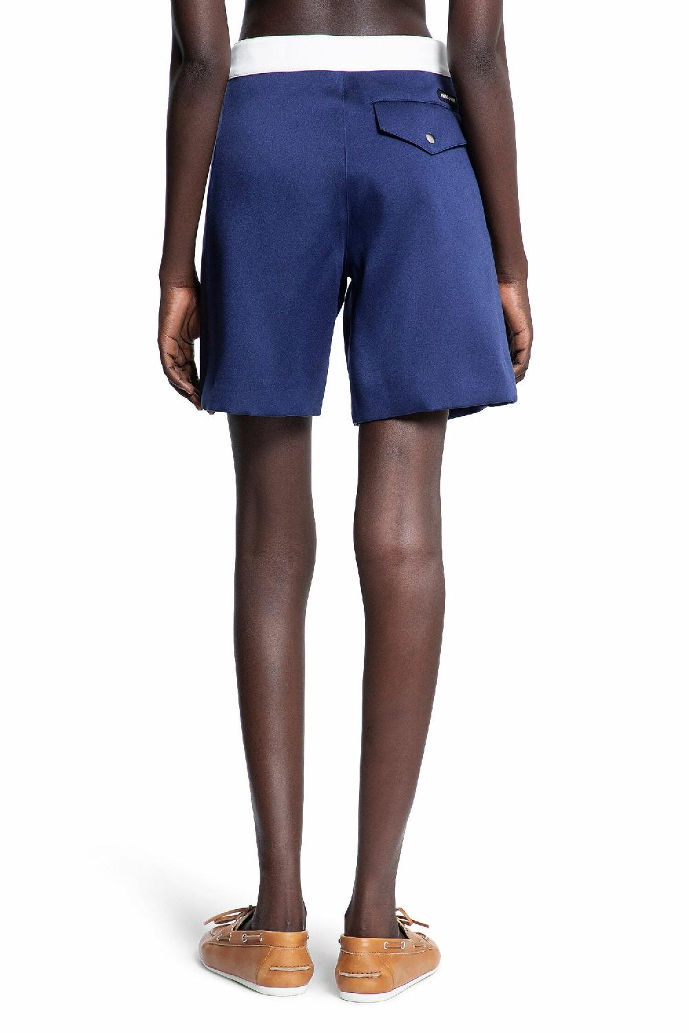 Antonioli MIU MIU WOMAN BLUE SHORTS
