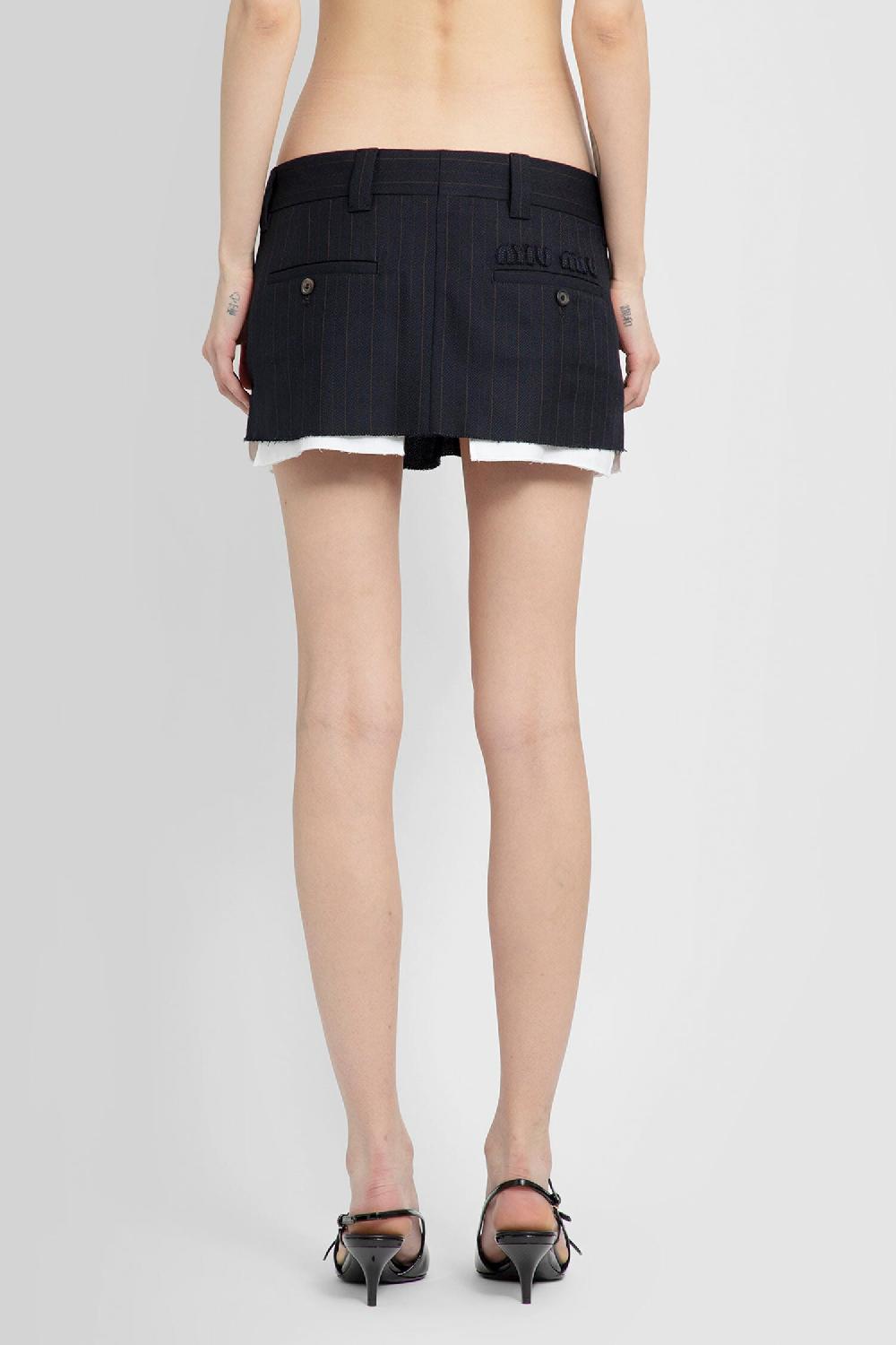 Antonioli MIU MIU WOMAN BLUE SKIRTS