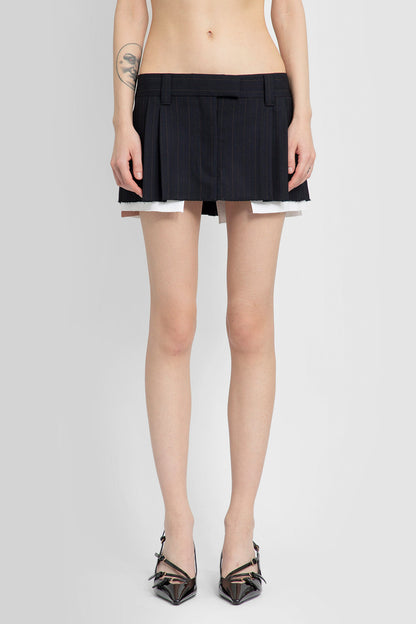 Antonioli MIU MIU WOMAN BLUE SKIRTS