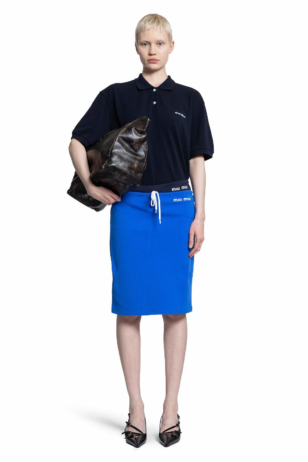 Antonioli MIU MIU WOMAN BLUE SKIRTS