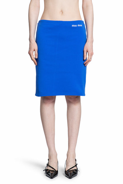 Antonioli MIU MIU WOMAN BLUE SKIRTS