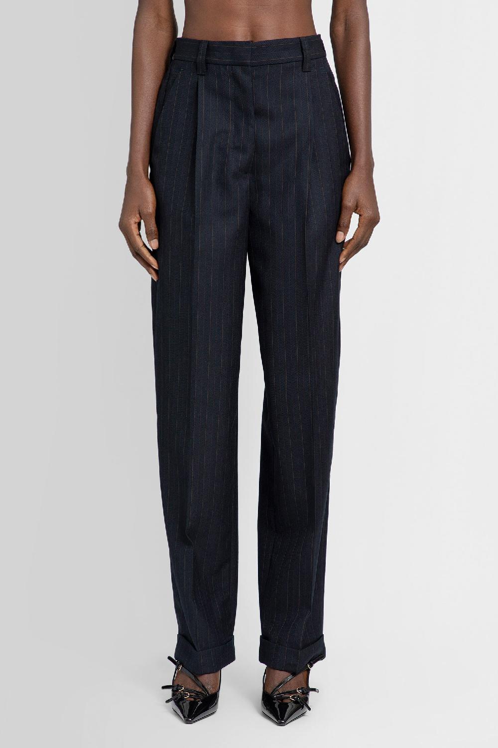 Antonioli MIU MIU WOMAN BLUE TROUSERS