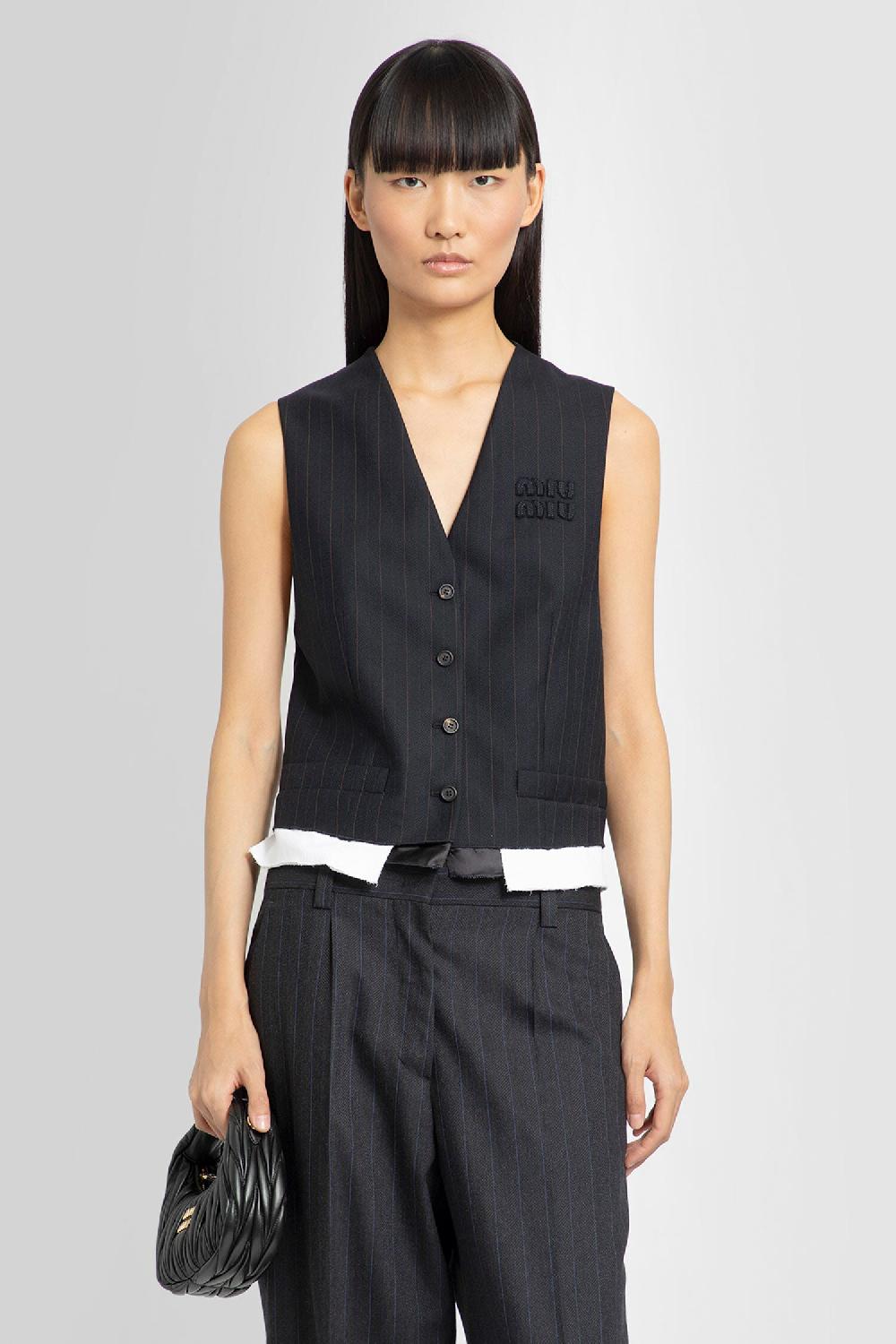 Antonioli MIU MIU WOMAN BLUE VESTS