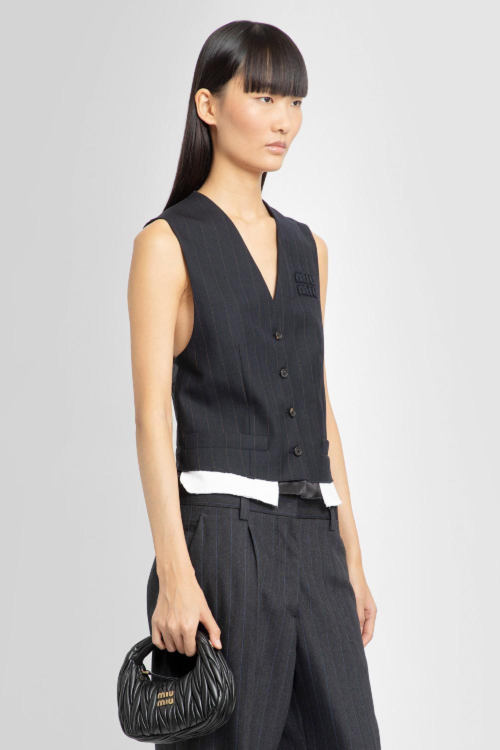 Antonioli MIU MIU WOMAN BLUE VESTS