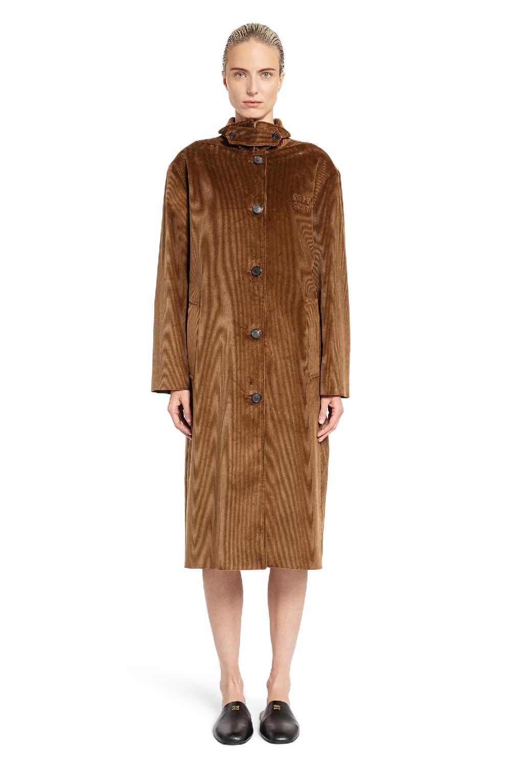 Antonioli MIU MIU WOMAN BROWN COATS