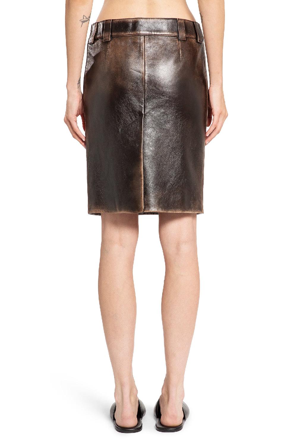 Antonioli MIU MIU WOMAN BROWN SKIRTS