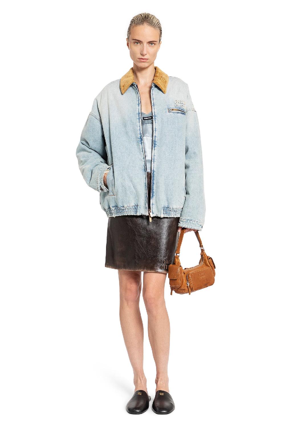 Antonioli MIU MIU WOMAN BROWN SKIRTS