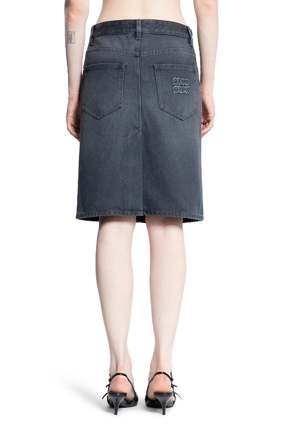 Antonioli MIU MIU WOMAN GREY SKIRTS