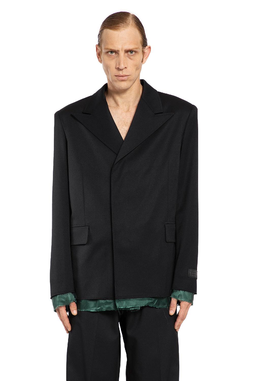 Antonioli MM6 MAISON MARGIELA MAN BLACK BLAZERS