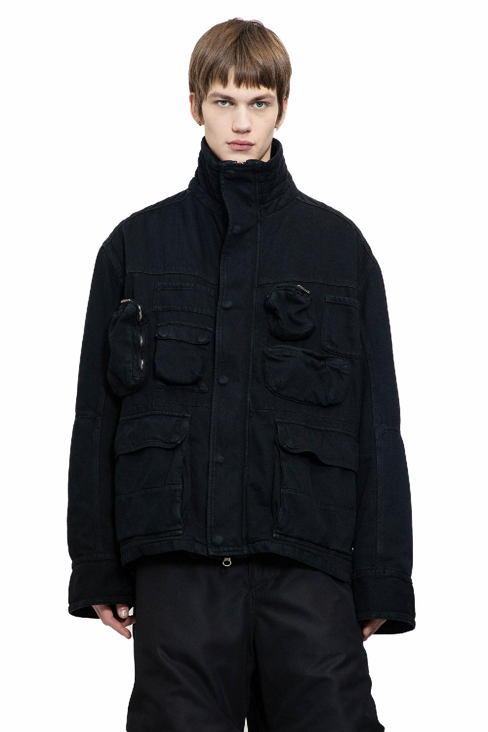 Antonioli MM6 MAISON MARGIELA MAN BLACK JACKETS