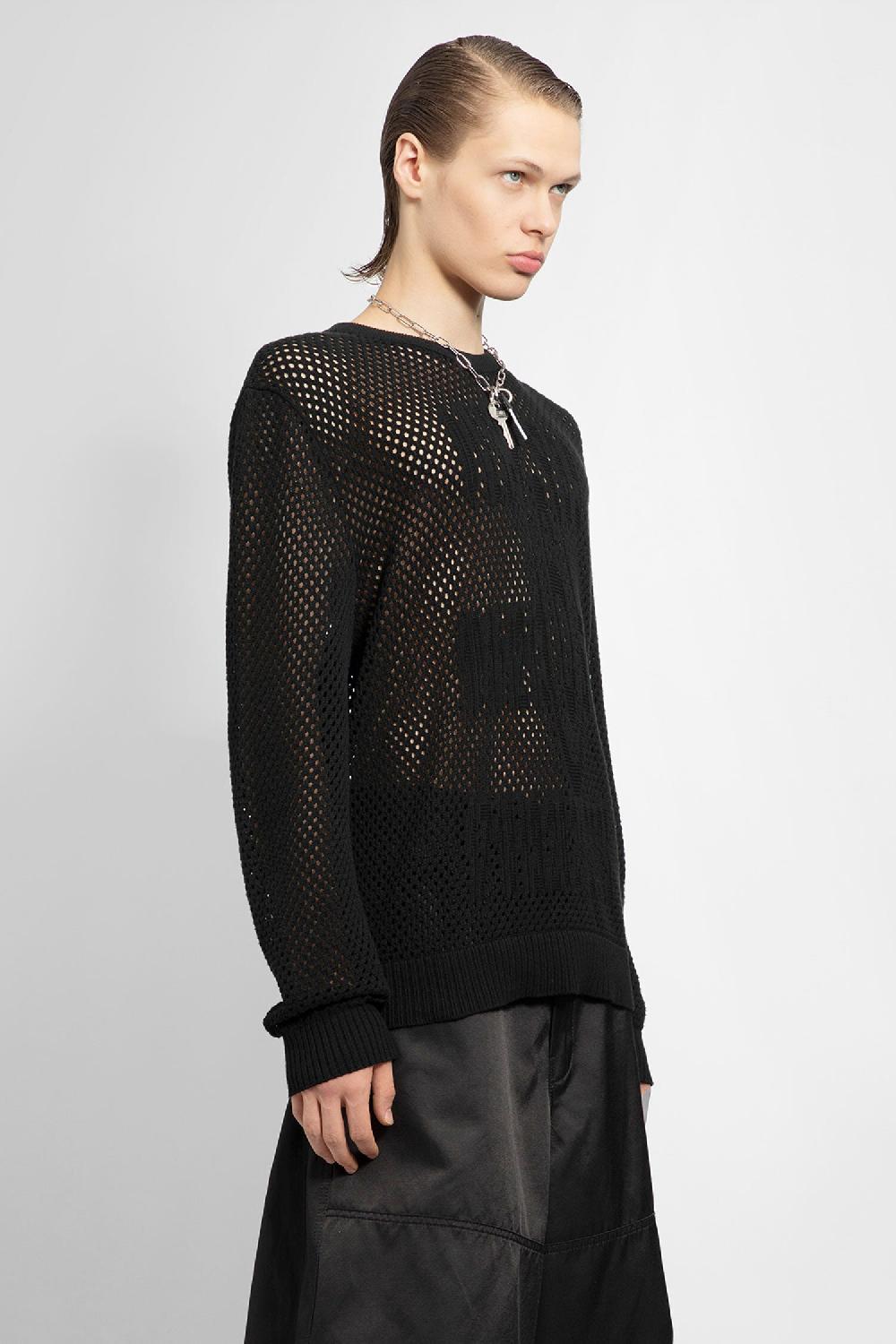 Antonioli MM6 MAISON MARGIELA MAN BLACK KNITWEAR