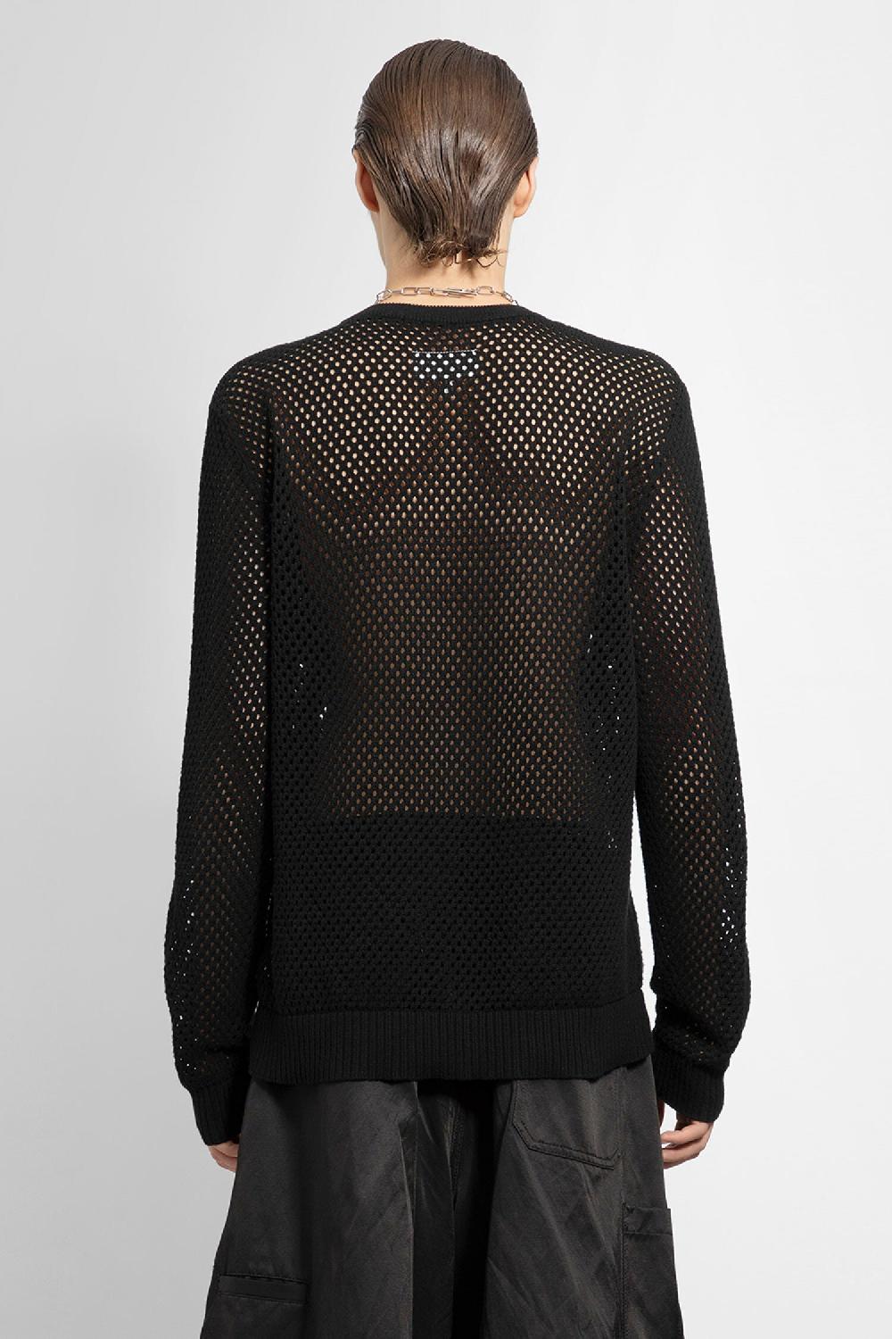 Antonioli MM6 MAISON MARGIELA MAN BLACK KNITWEAR