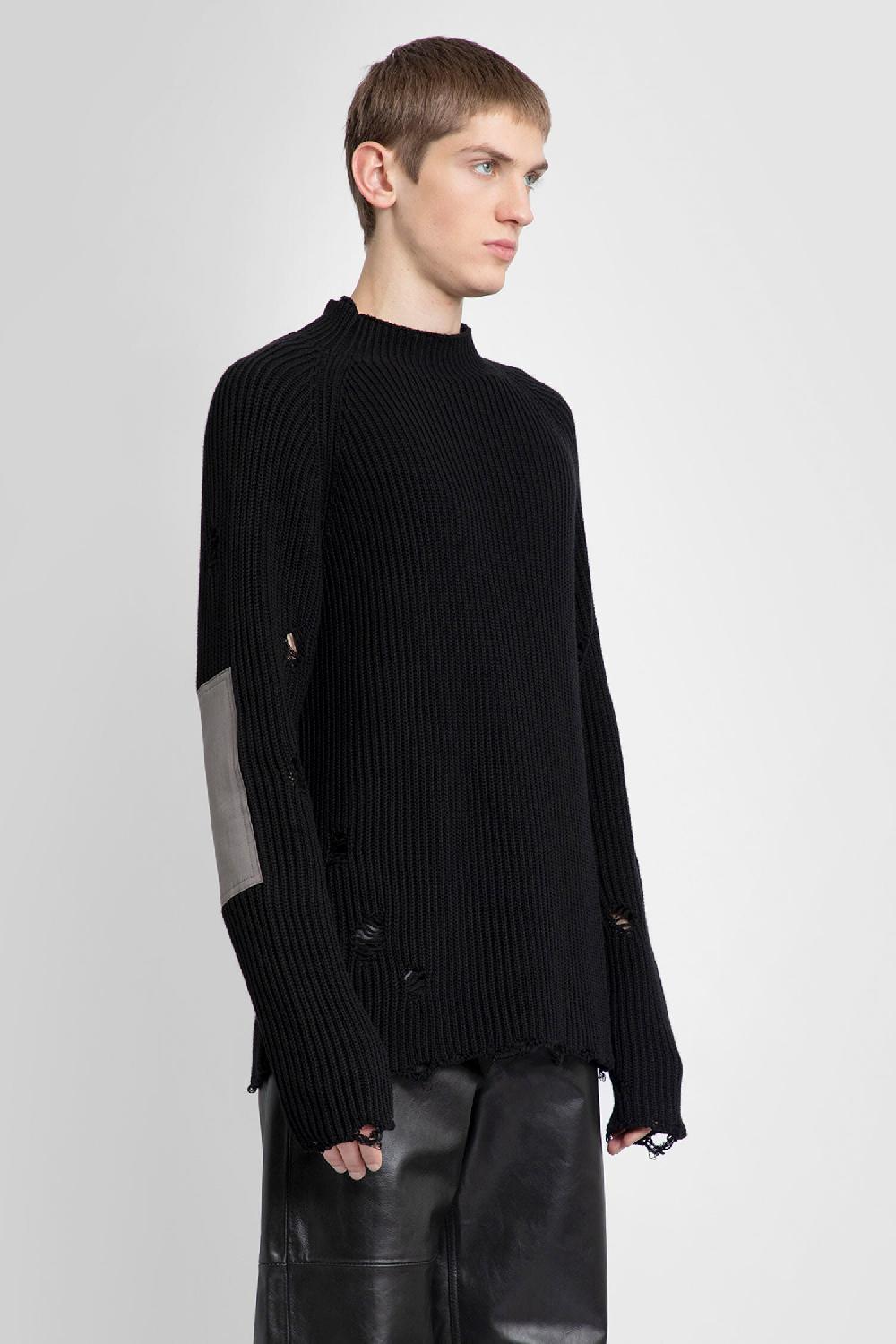 Antonioli MM6 MAISON MARGIELA MAN BLACK KNITWEAR