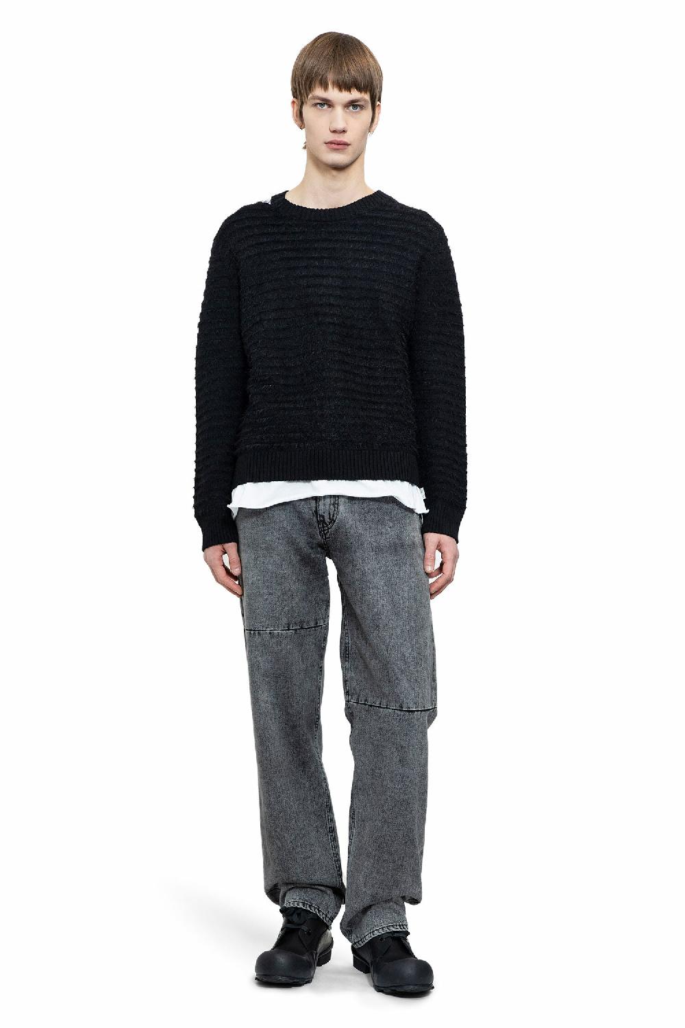 Antonioli MM6 MAISON MARGIELA MAN BLACK KNITWEAR