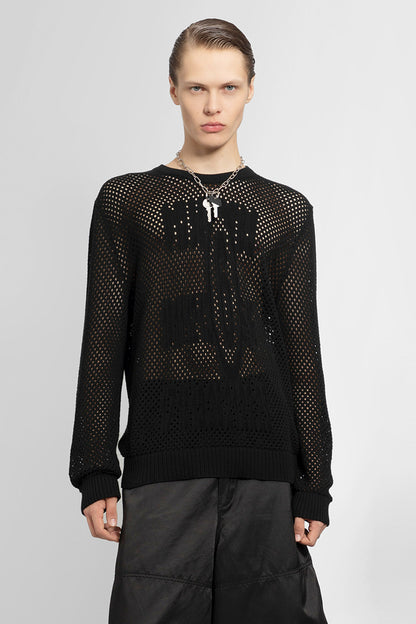 Antonioli MM6 MAISON MARGIELA MAN BLACK KNITWEAR