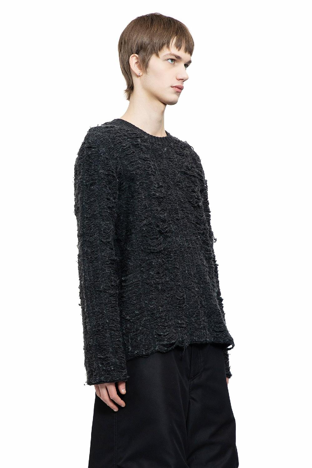 Antonioli MM6 MAISON MARGIELA MAN GREY KNITWEAR