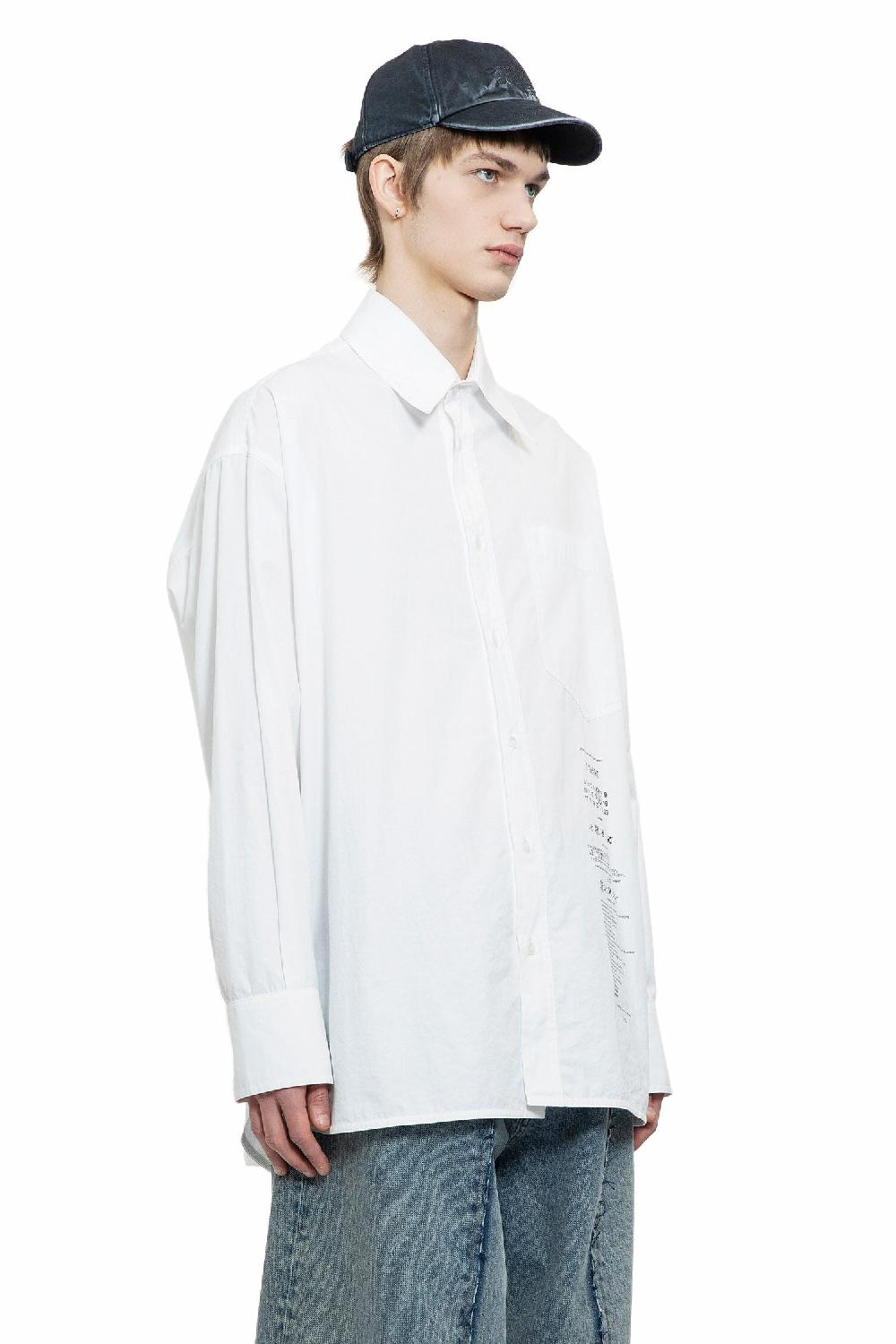 Antonioli MM6 MAISON MARGIELA MAN WHITE SHIRTS