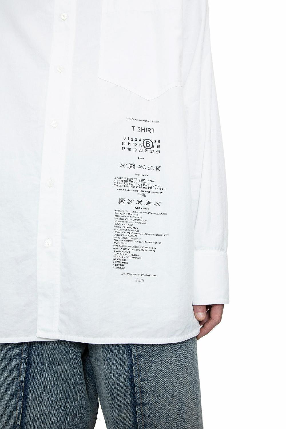 Antonioli MM6 MAISON MARGIELA MAN WHITE SHIRTS