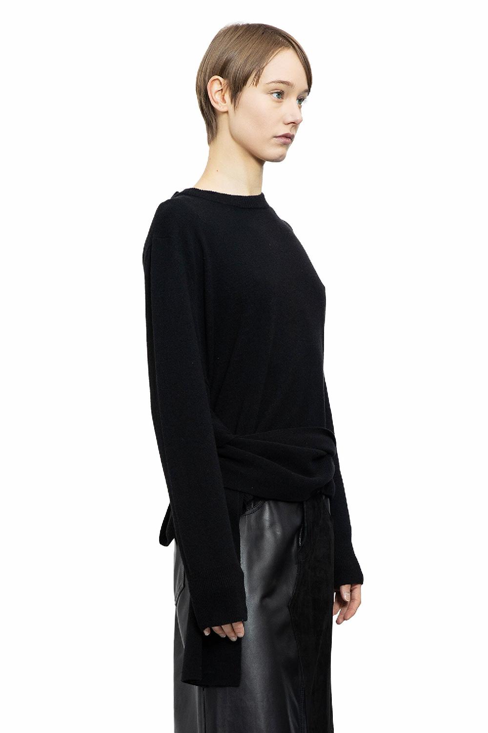 Antonioli MM6 MAISON MARGIELA WOMAN BLACK KNITWEAR