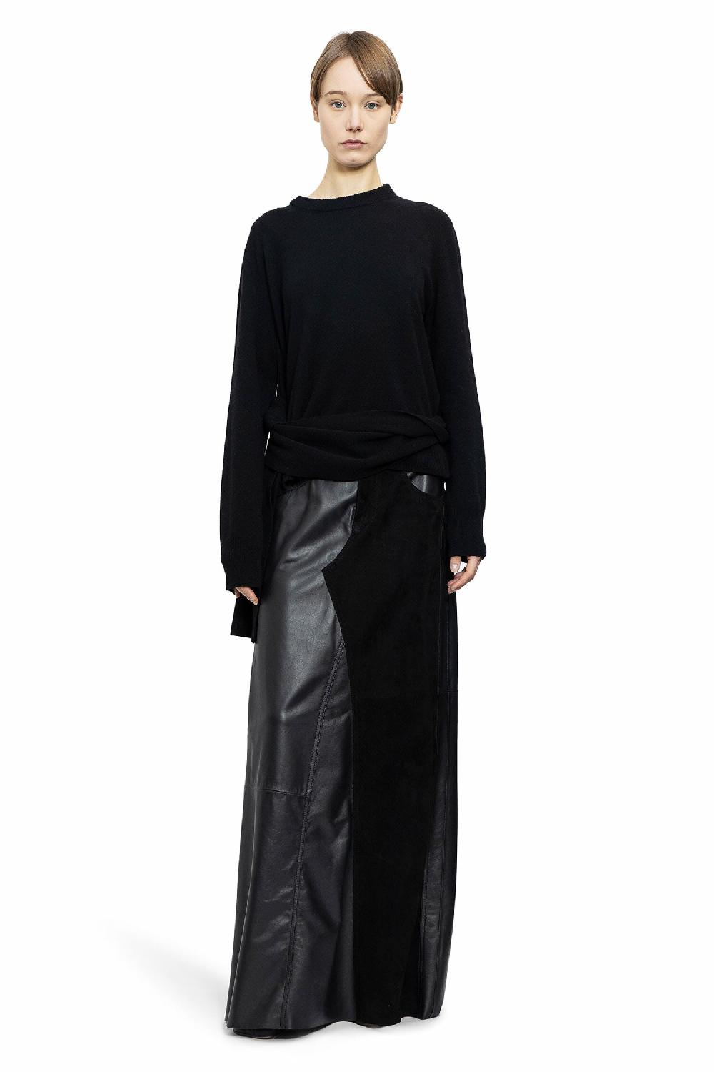 Antonioli MM6 MAISON MARGIELA WOMAN BLACK KNITWEAR